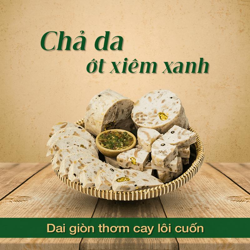 Chả da ớt xiêm xanh