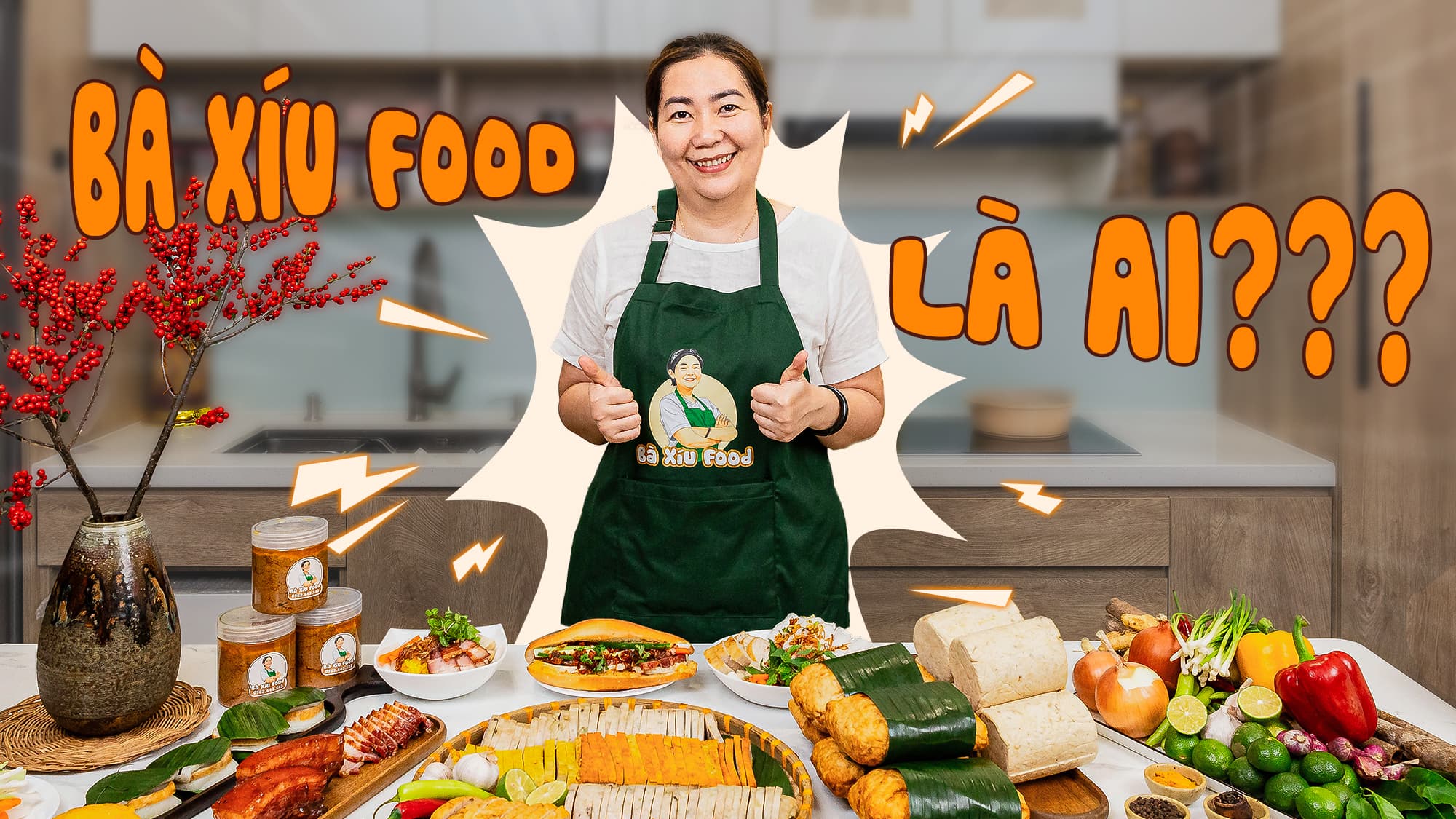 Bà Xíu Food trong không gian bếp